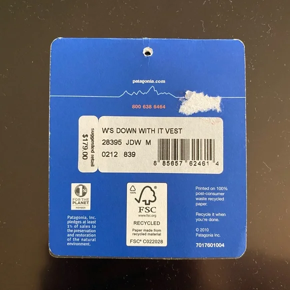 Brown Patagonia Puffer Vest - Picture 6 of 6